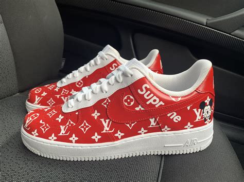 louis vuitton af1 colorways|Louis Vuitton air force 1 red.